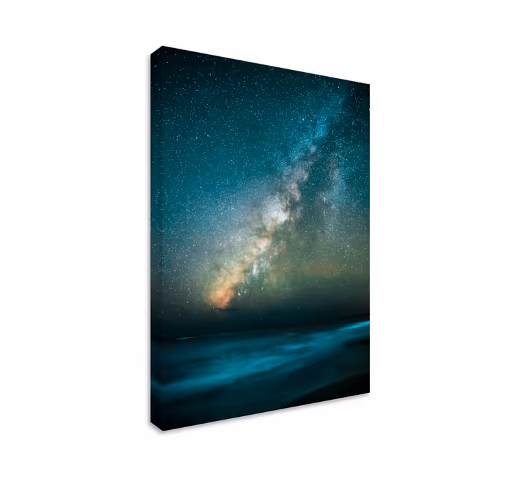 Quadro paesaggio luce della via lattea - TenStickers