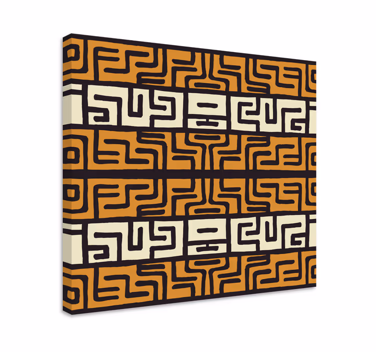 Quadro astratto Modello astratto in stile africano - TenStickers