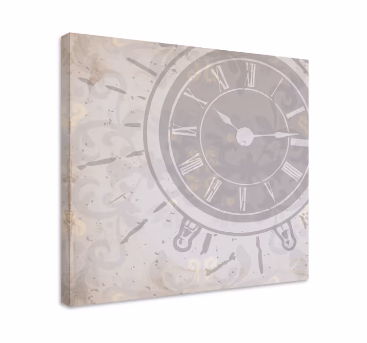 Quadro astratto design elegante dell'orologio - TenStickers