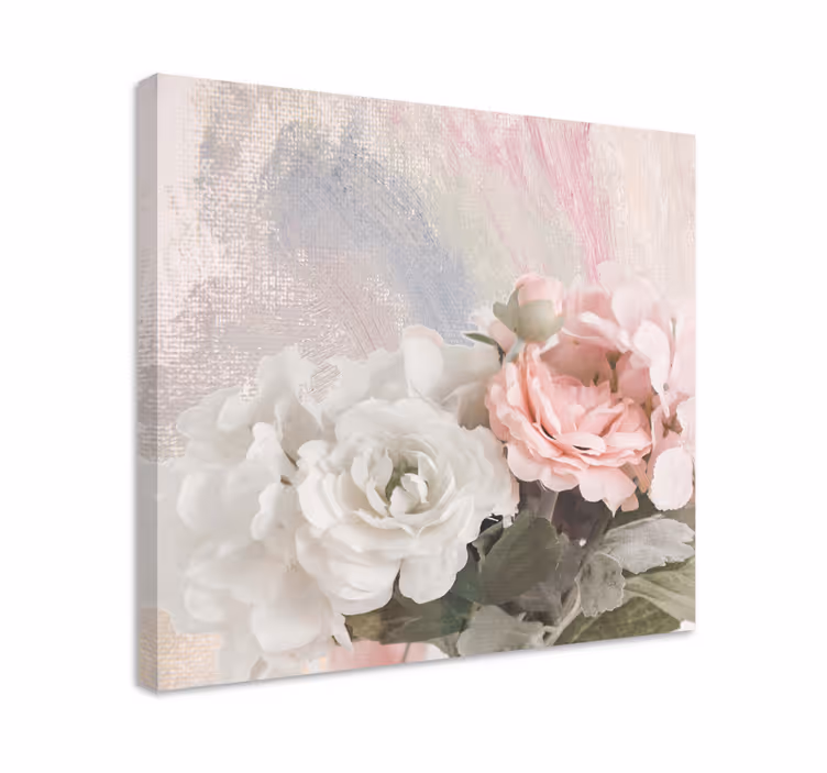 Dipinto fiori e piante composizione floreale - TenStickers