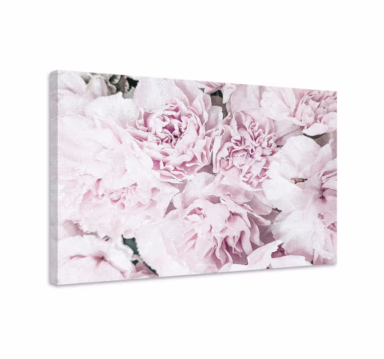 Dipinto fiori e piante fiori rosa delicati - TenStickers