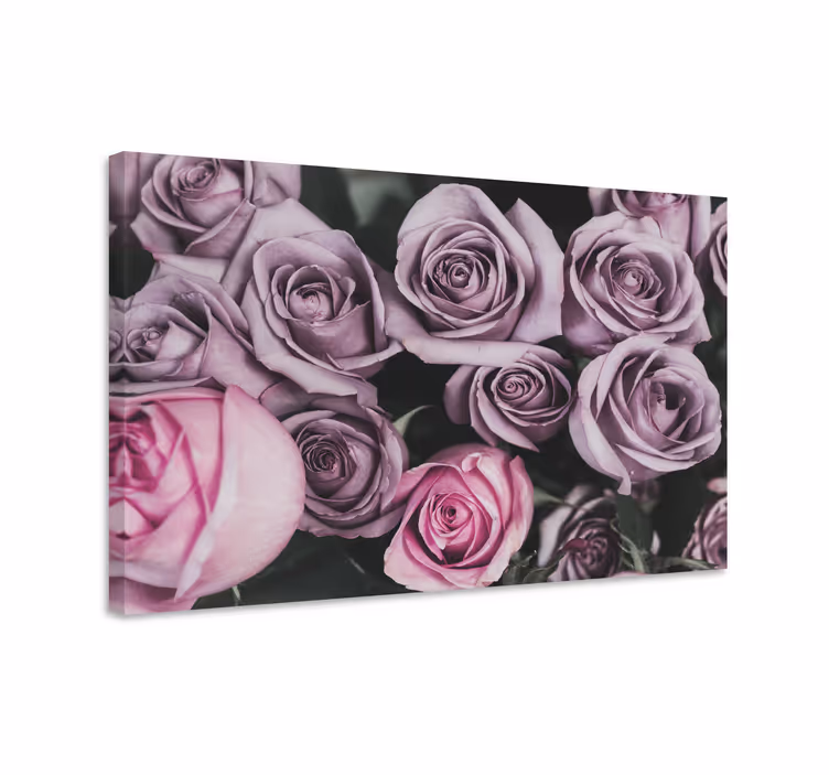 Dipinto fiori e piante bouquet di rose - TenStickers