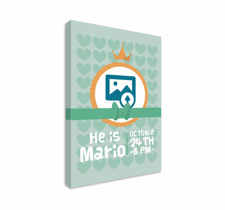 Quadri cameretta neonato È mario - TenStickers