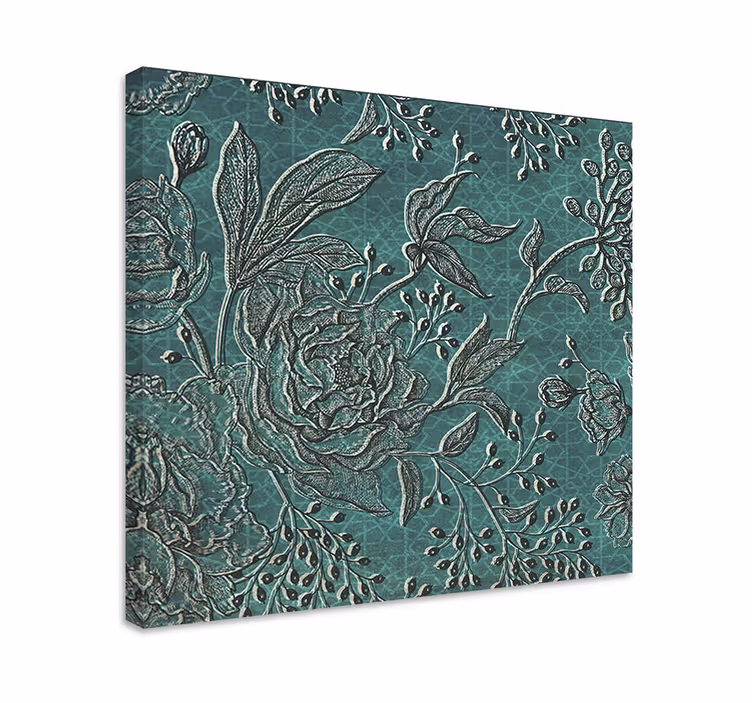 Dipinto fiori e piante composizione botanica elegante - TenStickers