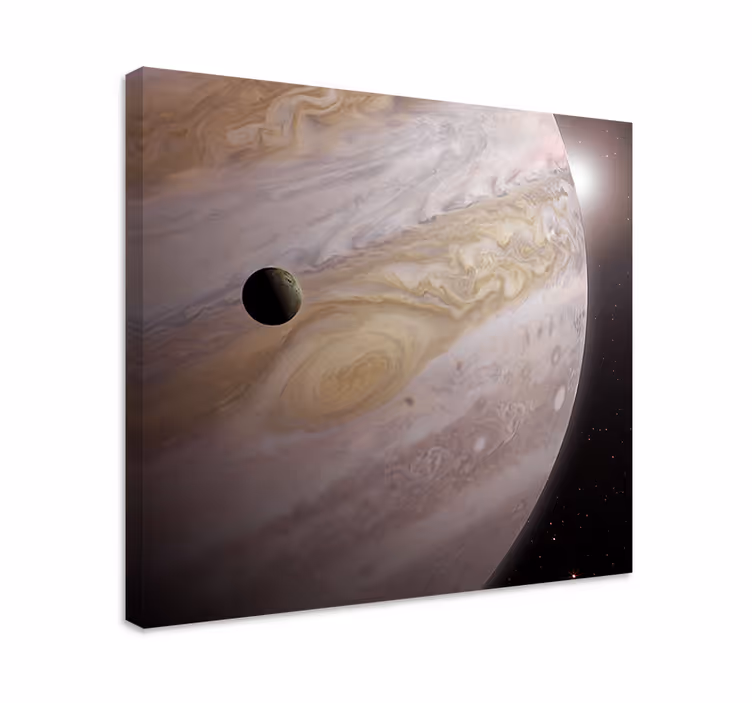 Dipinto dinosauri la danza cosmica di giove - TenStickers
