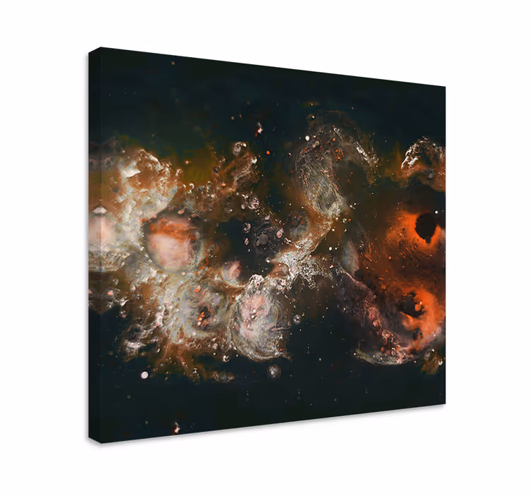 Quadro astratto movimento cosmico - TenStickers