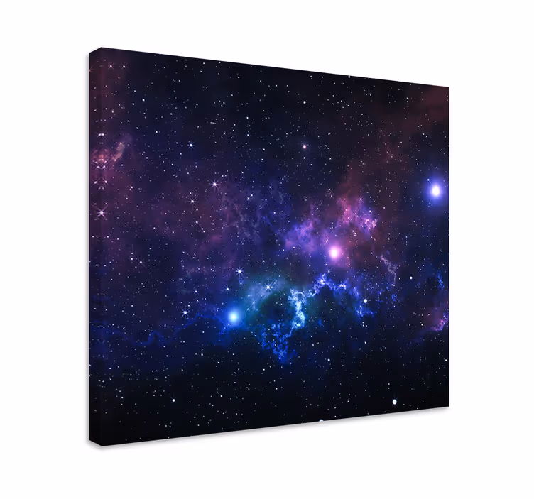 Quadro di paesaggio Universo con migliaia di stelle - TenStickers