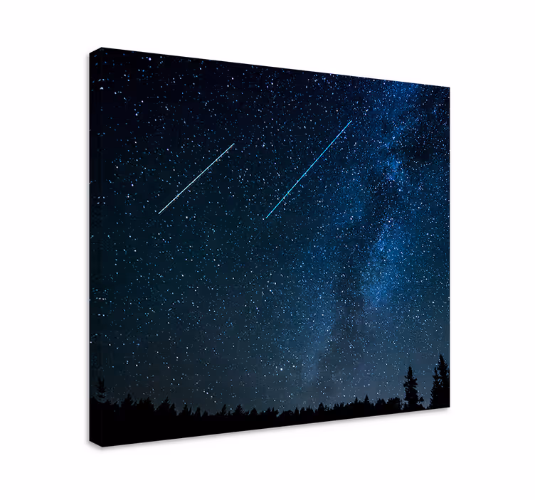 Quadro paesaggio cielo serale celestiale - TenStickers