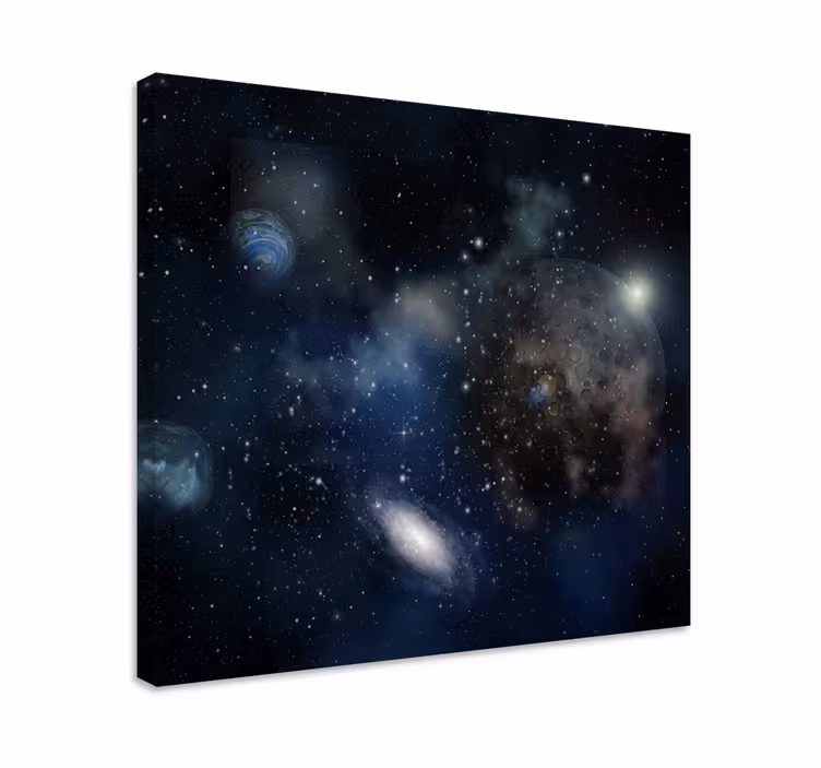 Quadro ballerina tema esplorazione galattica - TenStickers
