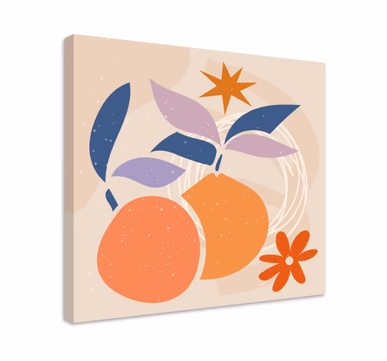 Dipinto frutta e natura morta composizione di agrumi - TenStickers