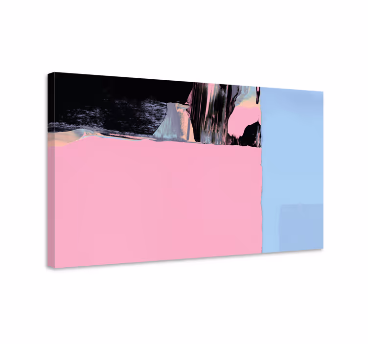 Quadro astratto segmenti di colore astratti - TenStickers
