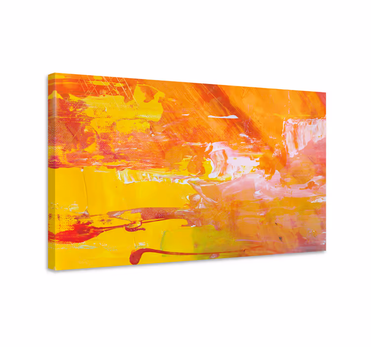 Quadro astratto flusso di colore vibrante - TenStickers