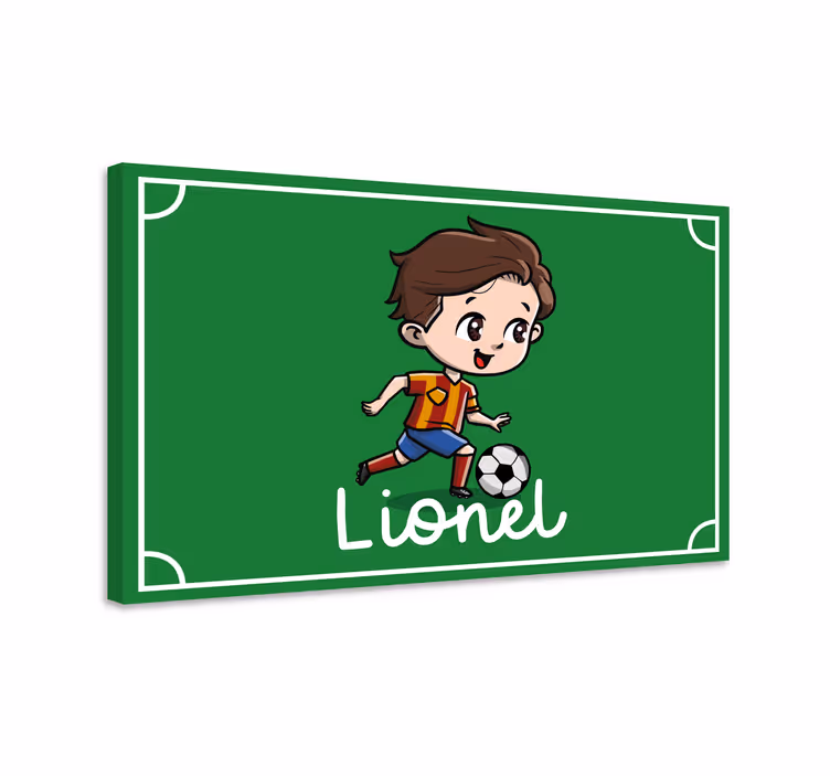Quadri sportivi personaggio calciatore - TenStickers