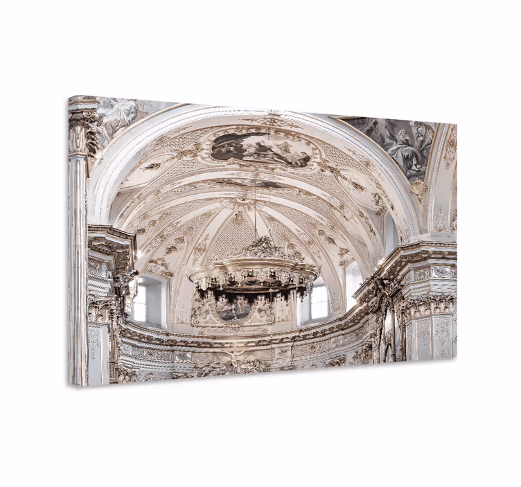 Dipinto arte dettagli interni della chiesa - TenStickers