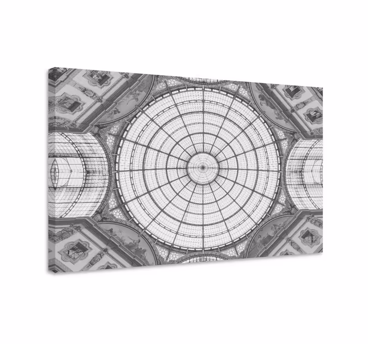 Quadro astratto design del soffitto geometrico - TenStickers