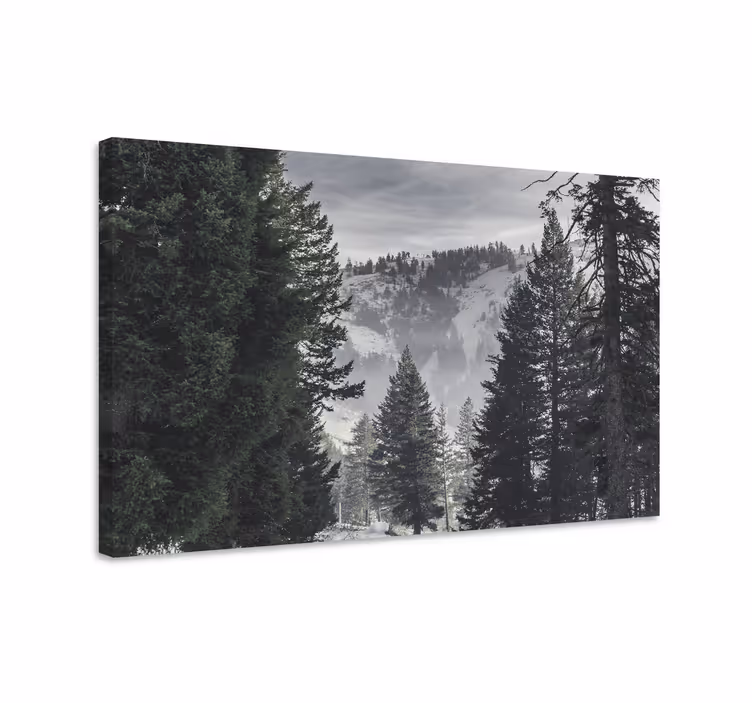 Quadro paesaggio scena montana maestosa - TenStickers