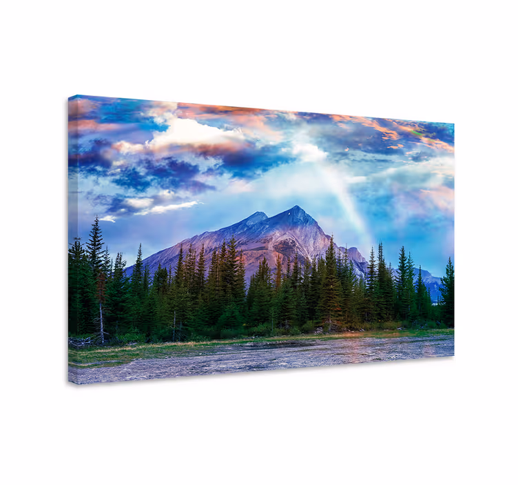 Quadro paesaggio grande paesaggio montano - TenStickers