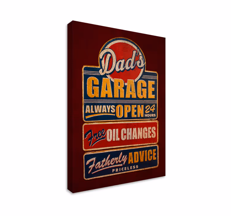 Quadro design vintage retro cartellone - TenStickers