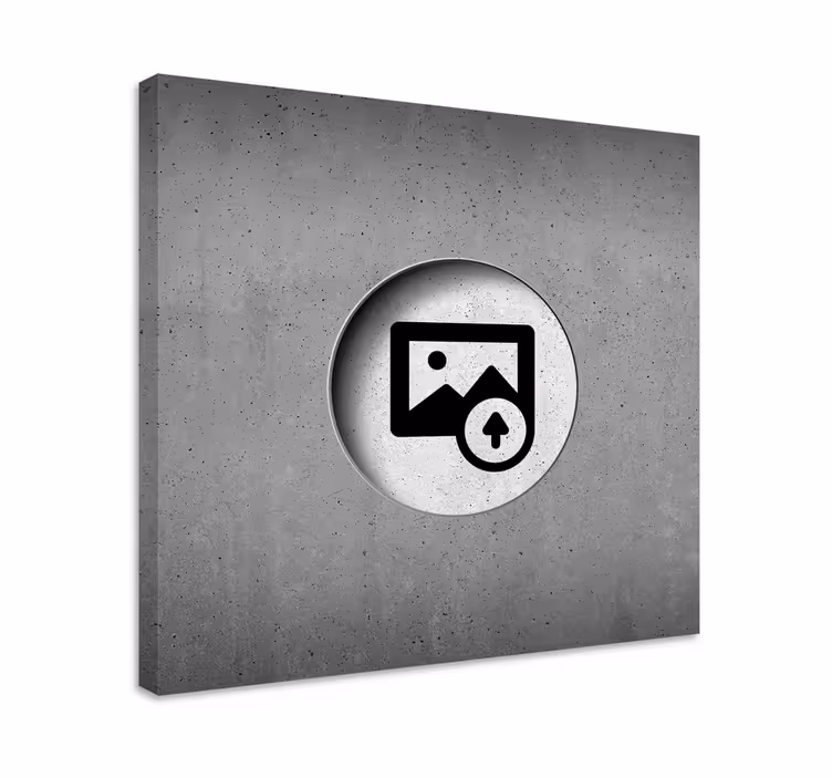 Quadro personalizzabile cemento grezzo - TenStickers