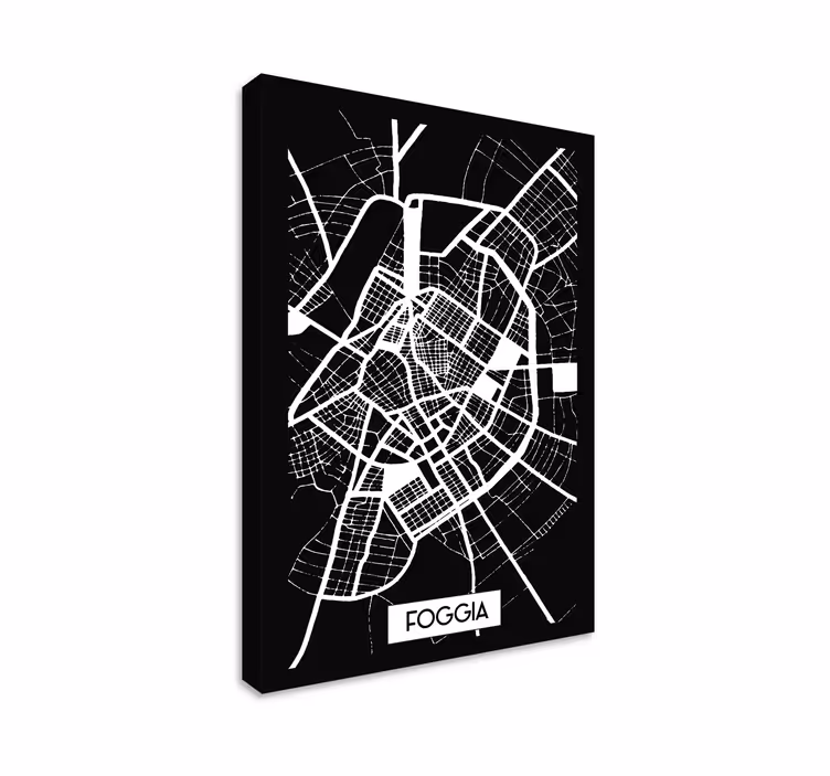 Quadro città e paesi Foggia - TenStickers