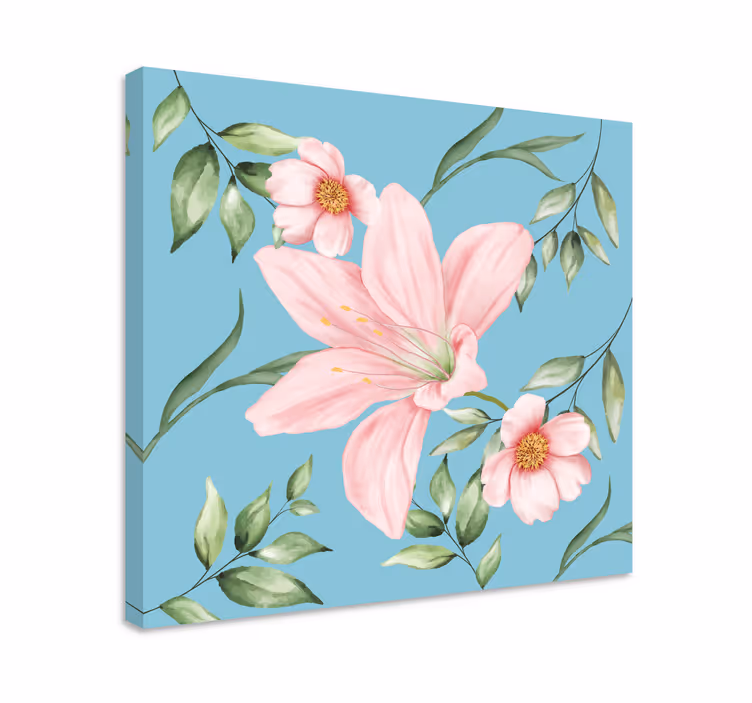Quadro con fiori decorazione vintage romantica - TenStickers