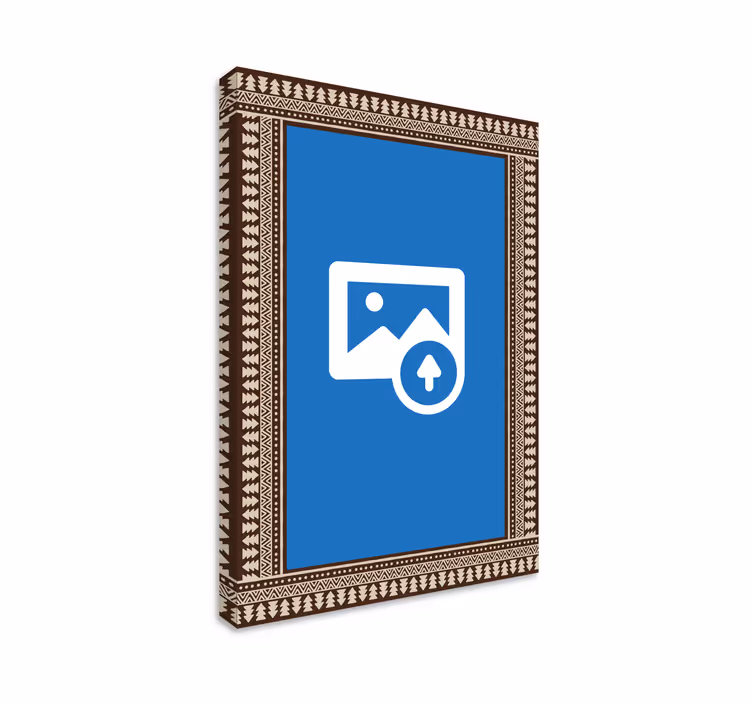 Quadro personalizzabile cornice foto bohémien - TenStickers