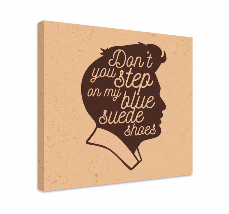 Quadro con citazione di Elvis Presley - TenStickers