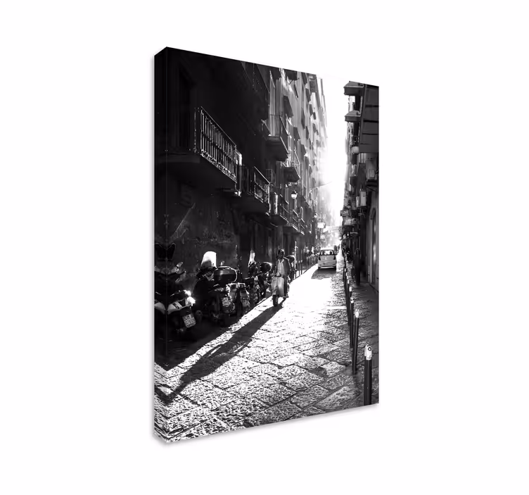 Quadro raffigurante Napoli stile vintage - TenStickers