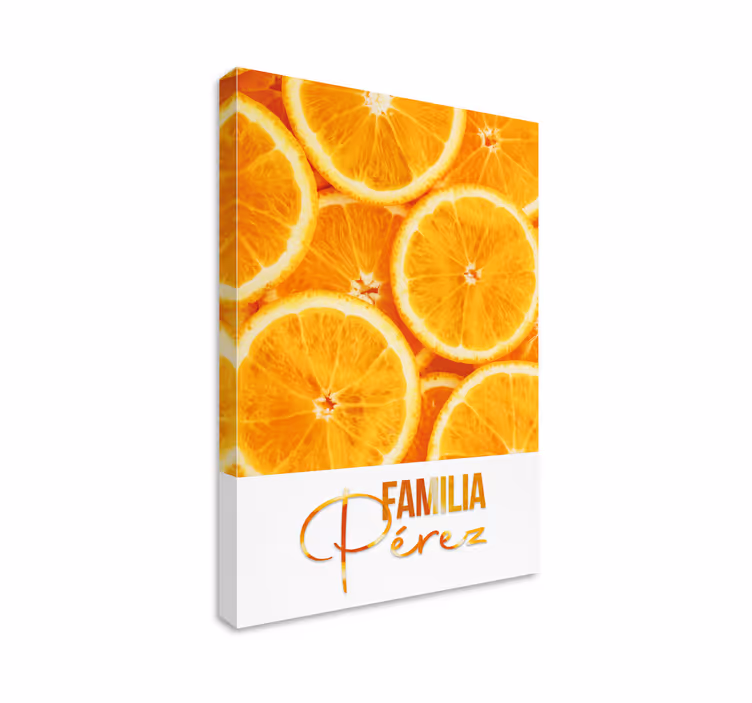 Quadro arance famiglia personalizzabile - TenStickers
