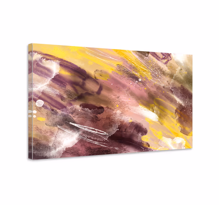 Quadro arte tratti di pennello astratti - TenStickers