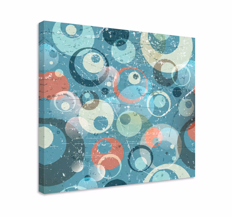 Quadro arte cerchi astratti - TenStickers