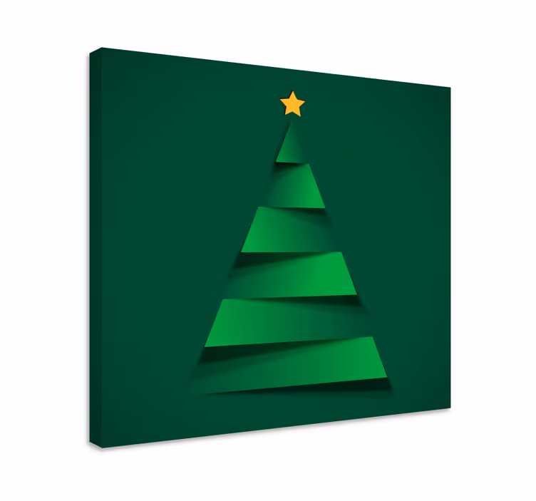 Quadro Natale albero di natale moderno - TenStickers