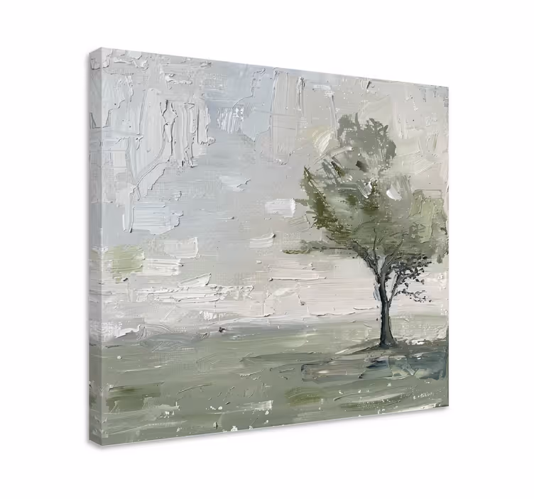 Quadro con un grande albero - TenStickers