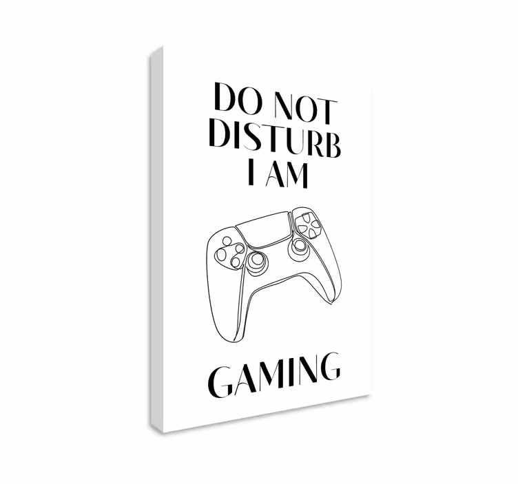 Quadro videogioco non disturbare, sto giocando - TenStickers