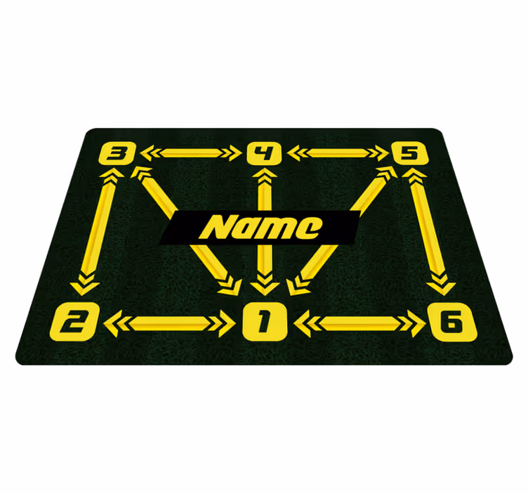 Tappeto vinile allenamento di calcio personalizzato - TenStickers