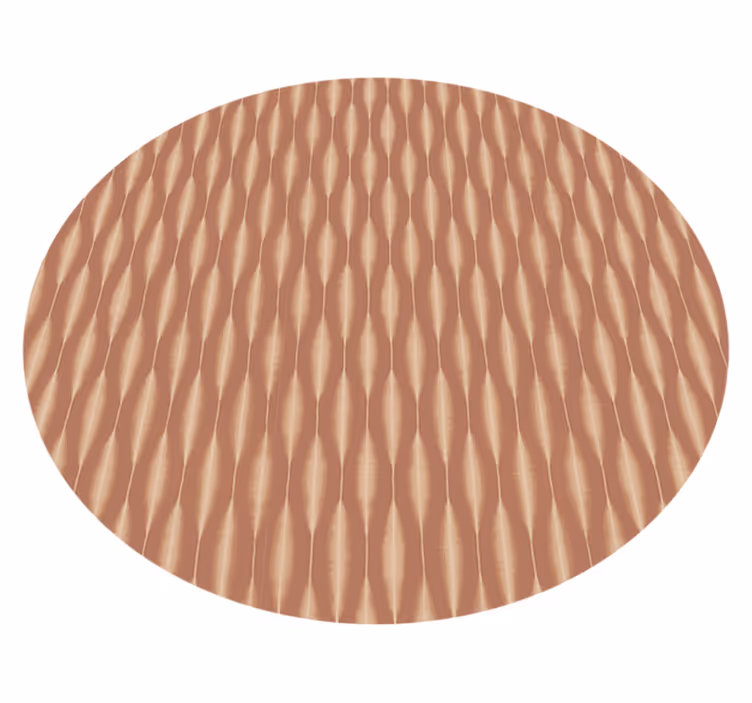 Tappeto vinile moderno mousse al caffè moka ikat kasuri - TenStickers