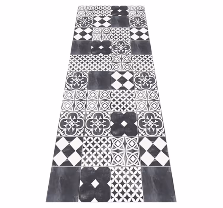 Tappeto pvc cucina cemento ardesia - TenStickers