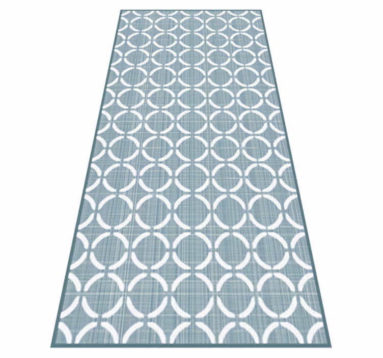 Tappeto pvc cucina verde vecchio stile - TenStickers