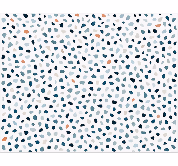 Tappeto pvc cucina piccole pietre colorate - TenStickers