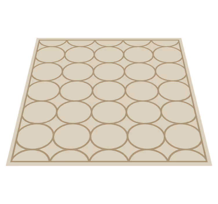 Tappeto pvc cucina motivo beige sabbia - TenStickers