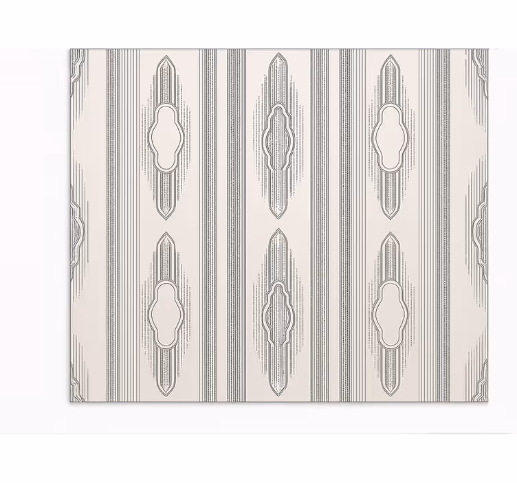 Tappeto vinile sala da pranzo intricata geometria etnica - TenStickers