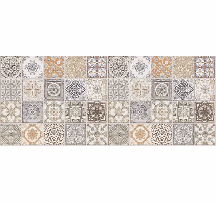 Tappeto vinile mosaico piastrelle persiane crearreda - TenStickers