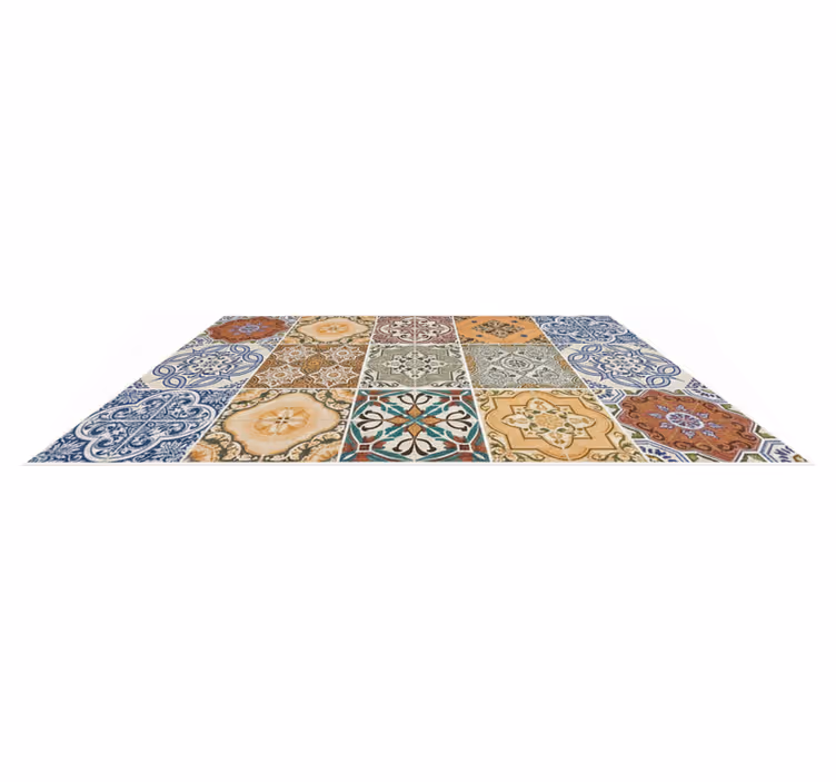 Tappeto pvc cucina mosaico mediterraneo eclettico - TenStickers