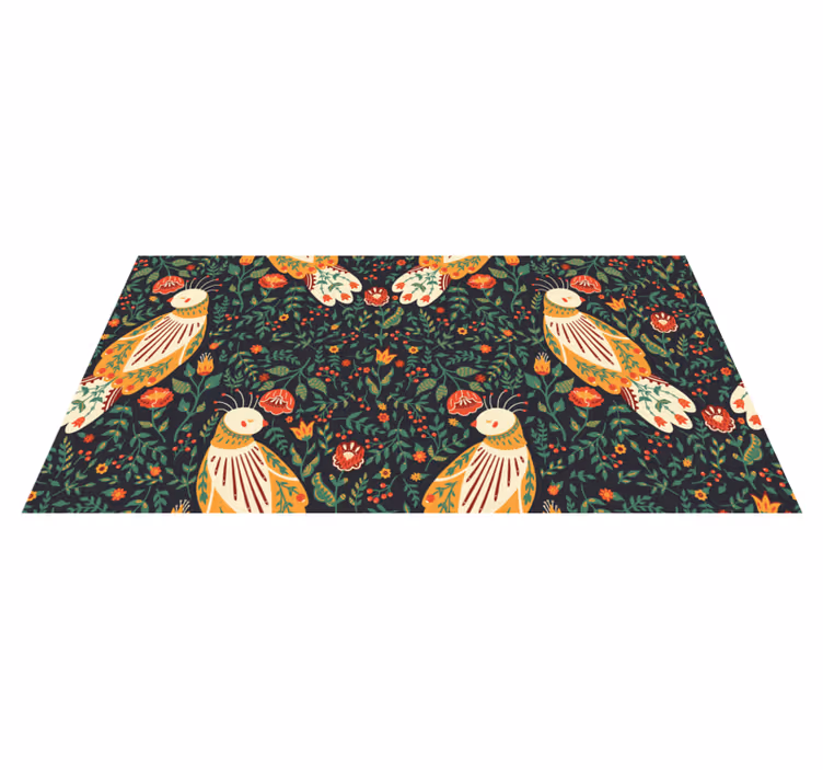 Tappeto vinile animali folklore polacco - TenStickers