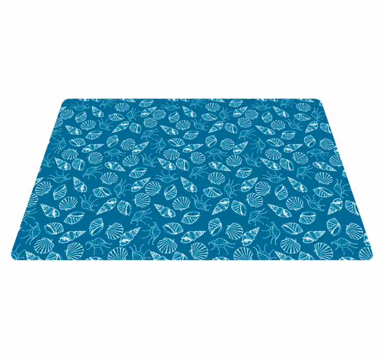 Tappeto vinile animali con conchiglie - TenStickers