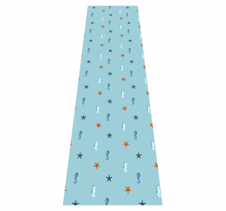 Tappeto vinile animali stile marino - TenStickers