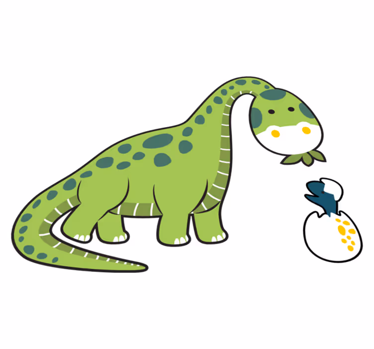 Tappeto vinile animali cucciolo di dinosauro - TenStickers
