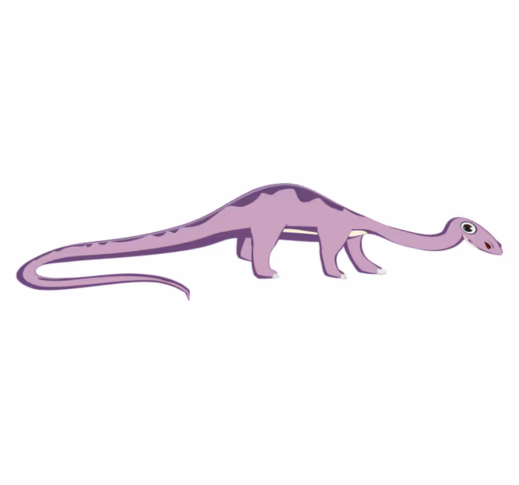 Tappeto vinile animali dinosauro dal collo lungo - TenStickers