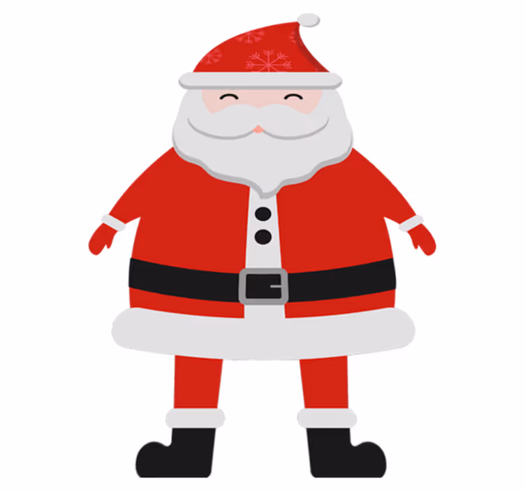 Tappeto vinile natale babbo natale per bambini - TenStickers