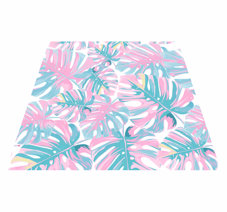 Tappeto vinile fiori pianta deliziosa - TenStickers